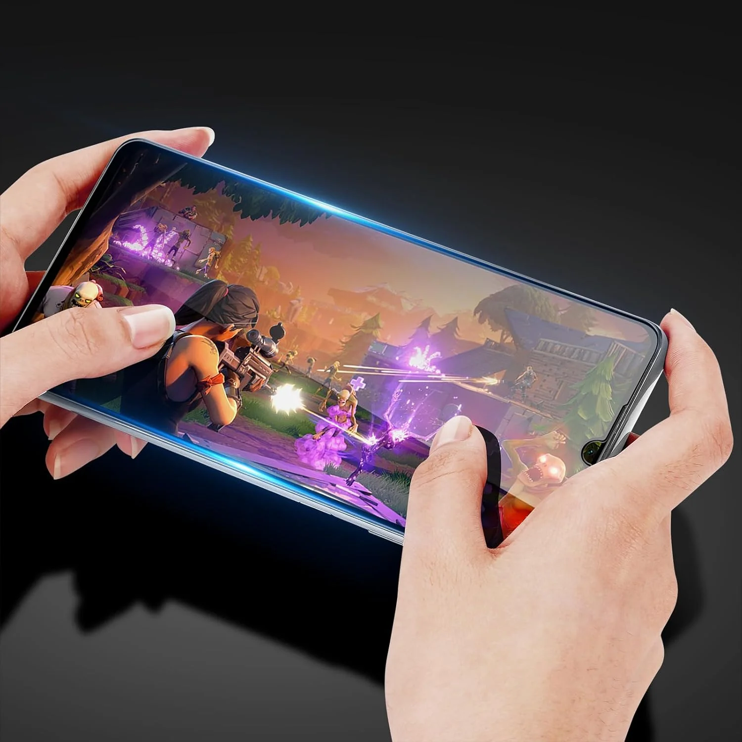 محافظ صفحه نمایش شیشه ای تمپرد فول چسب لبه به لبه نصب آسان EMODIL برای Xiaomi Redmi 13C / Poco C65