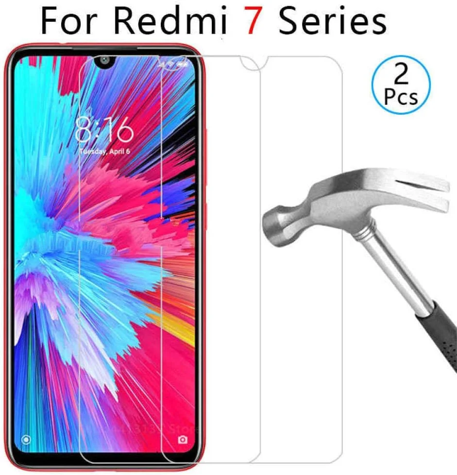 کاور گوشی موبایل شیائومی ردمی 7 و ردمی نوت 7 پرو و 7S، جنس شیشه حرارت دیده، بسته 3 عددی
