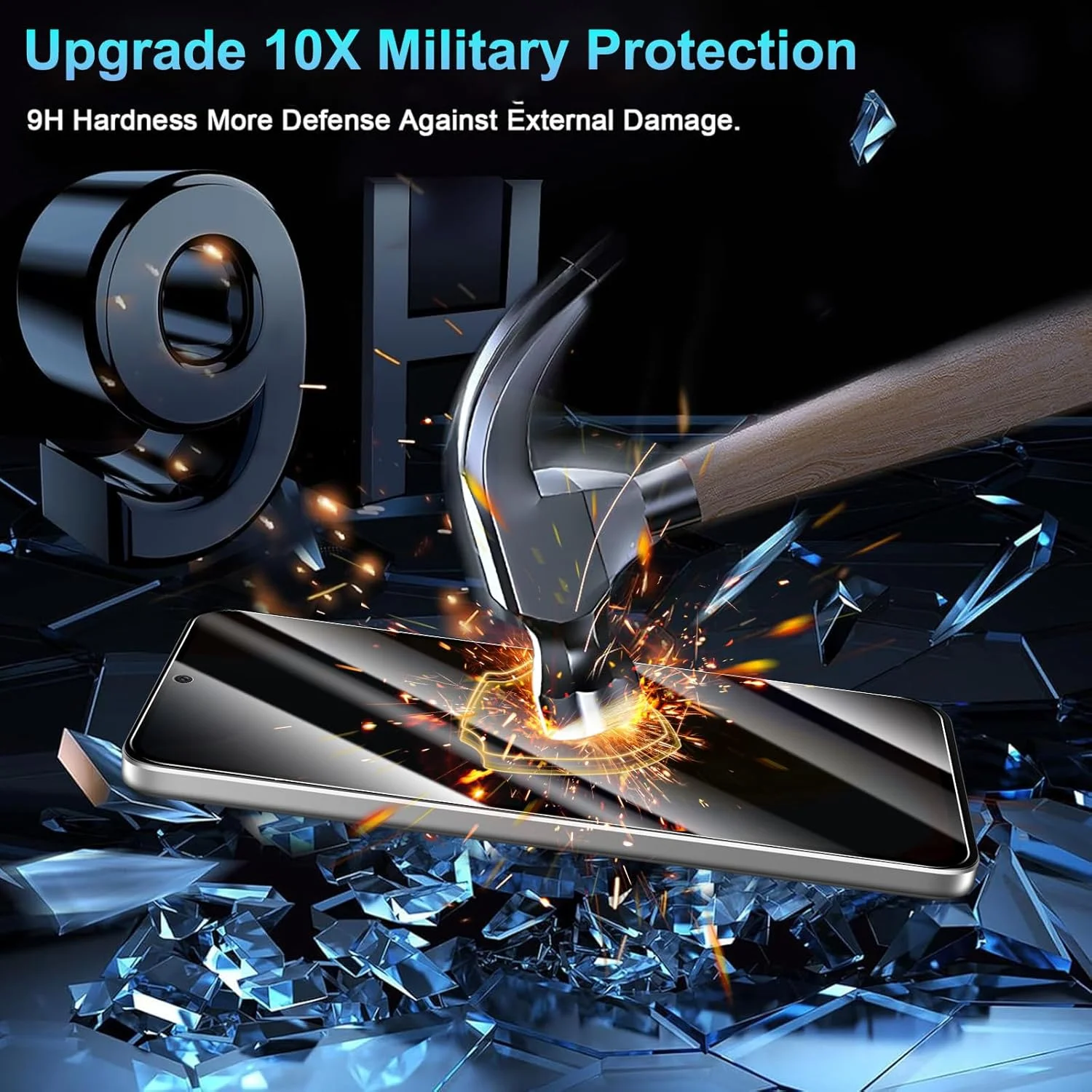 محافظ صفحه نمایش حریم خصوصی Coiwxmoi برای شیائومی Redmi Note 11 Pro، محافظ صفحه نمایش شیشه ای حرارت دیده ضد جاسوسی، سختی 9H، ضد خش، بدون حباب، HD ضد جاسوسی، محافظ صفحه نمایش شیشه ای حرارت دیده حریم خصوصی