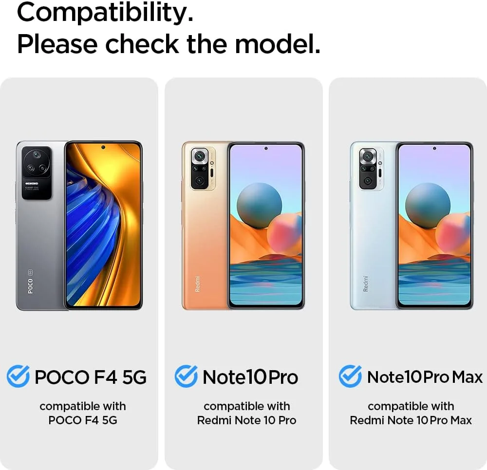 محافظ صفحه نمایش شیشه ای تمام صفحه Spigen GLAStR Slim برای گوشی شیائومی Redmi Note 10 PRO