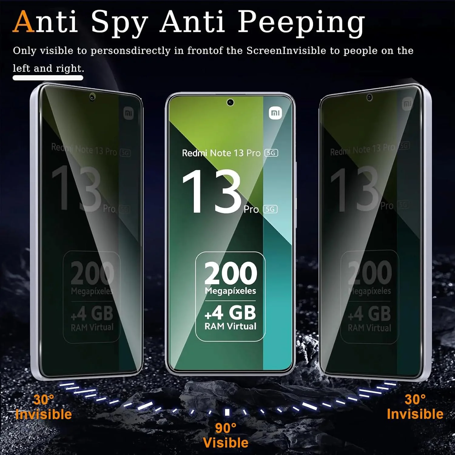 بسته 3 عددی محافظ صفحه نمایش شیشه ای حرارت دیده برای گوشی شیائومی Redmi Note 14 Pro 5G (6.67 اینچ)، ضد فشار، محافظ صفحه نمایش لبه به لبه، بدون حباب بسته 3 عددی محافظ صفحه نمایش شیشه ای حرارت دیده برای گوشی شیائومی Redmi Note 14 Pro 5G (6.67 اینچ)، ضد فشار، محافظ صفحه نمایش لبه به لبه، بدون حباب