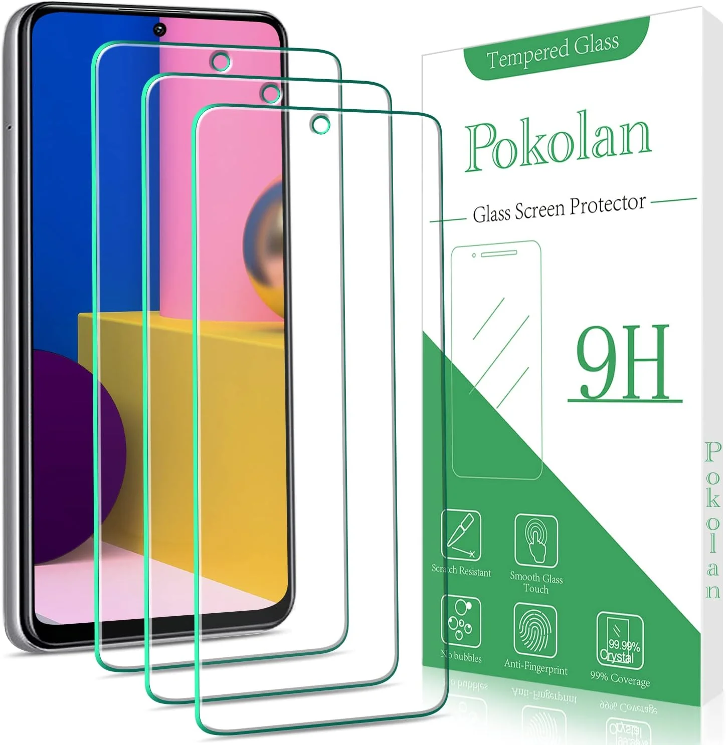 محافظ صفحه نمایش پک 3 عددی Pokolan برای گوشی شیائومی 11T 5G / 11T Pro 5G، شیشه حرارت دیده با سختی 9H، سازگار با قاب، بدون حباب، ضد خش، فوق العاده مقاوم محافظ صفحه نمایش پک 3 عددی Pokolan برای گوشی شیائومی 11T 5G / 11T Pro 5G، شیشه حرارت دیده با سختی 9H، سازگار با قاب، بدون حباب، ضد خش، فوق العاده مقاوم
