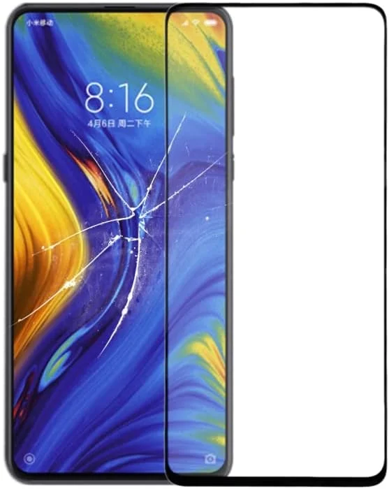 شیشه لنز بیرونی صفحه نمایش جلویی گوشی موبایل به همراه چسب شفاف نوری OCA برای شیائومی Mi Mix 3