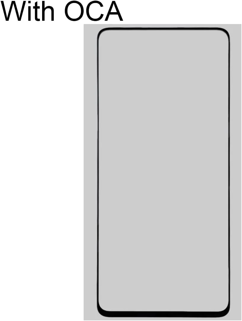 شیشه لنز بیرونی صفحه نمایش جلویی گوشی موبایل به همراه چسب شفاف نوری OCA برای شیائومی Mi Mix 3