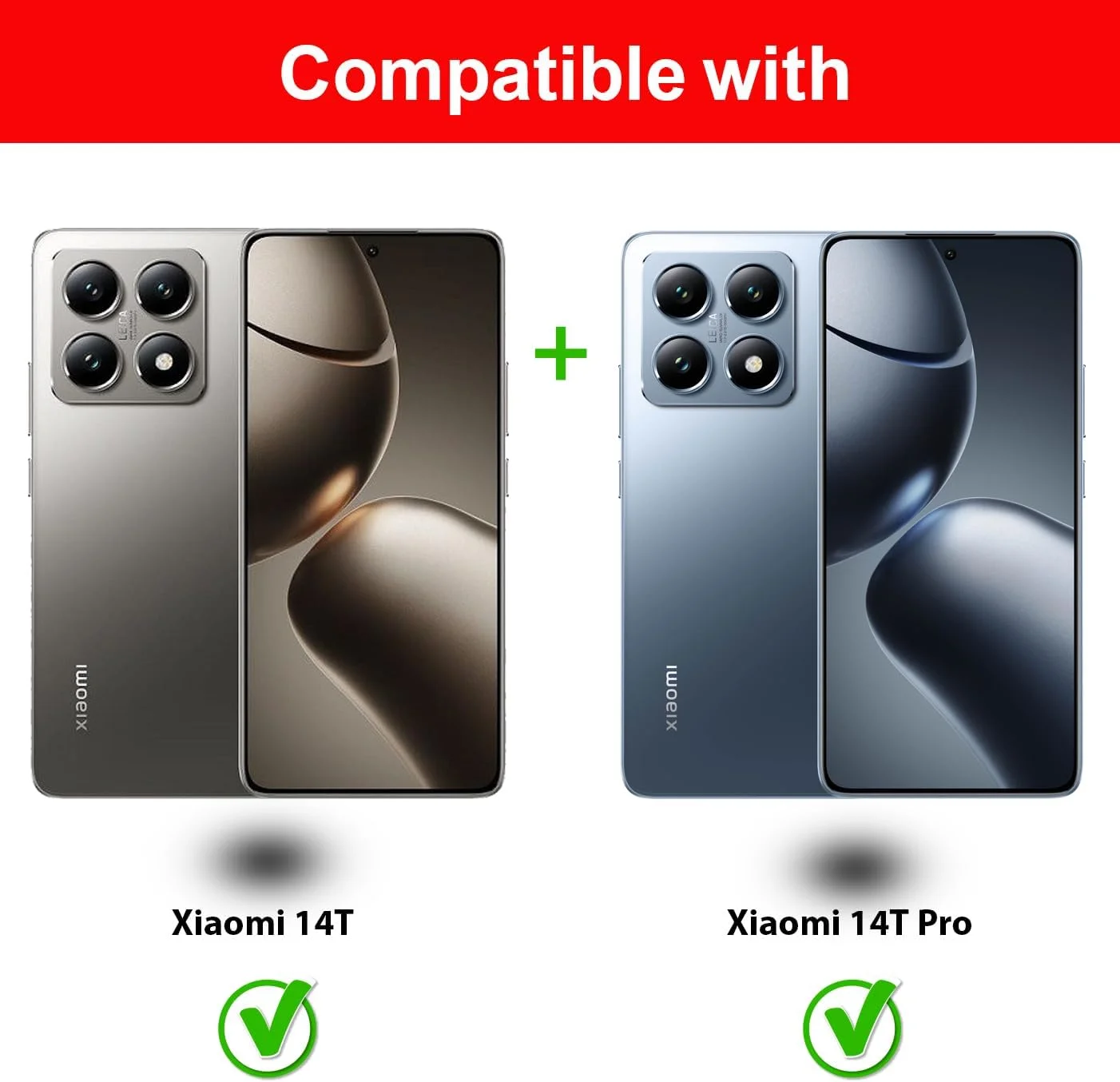 Al-HuTrusHi Screen protector compatible with Xiaomi 14T / Xiaomi 14T Pro Screen Protector Tempered Glass [Anti-Glare][HD Full Coverage][Easy Installation][Touch Sensitive]