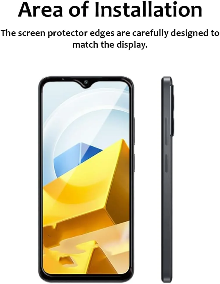 Gadget Shield Screen Protector For Xiaomi Poco M5 9H Hardness Tempered Glass Film, Bubble Free Easy Installation, Full Coverage, Anti Scratch And Touch Sensitive Gadget Shield Screen Protector For Xiaomi Poco M5 9H Hardness Tempered Glass Film, Bubble Free Easy Installation, Full Coverage, Anti Scratch And Touch Sensitive
