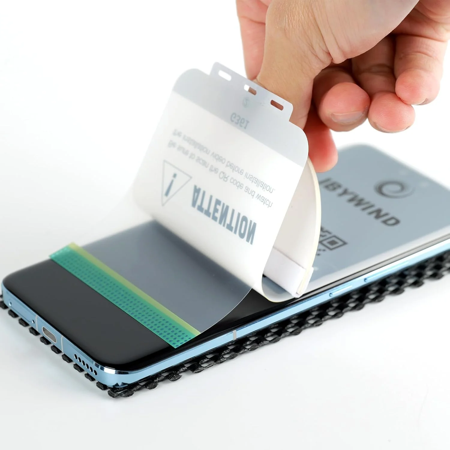 محافظ صفحه نمایش [بسته 2 عددی] IBYWIND برای شیائومی Mi 11 Ultra 5G/4G، [محافظ لنز دوربین (جنس فلزی)] [محافظ پشت گوشی فیبر کربن] [پشتیبانی از اثر انگشت درون صفحه نمایش] [بدون حباب]