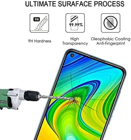 محافظ صفحه نمایش شیشه ای فول چسب لبه به لبه Xiaomi Redmi Note 9T / Redmi Note 9 5G / Redmi Note 9 توسط Emodil® محافظ صفحه نمایش شیشه ای فول چسب لبه به لبه Xiaomi Redmi Note 9T / Redmi Note 9 5G / Redmi Note 9 توسط Emodil®
