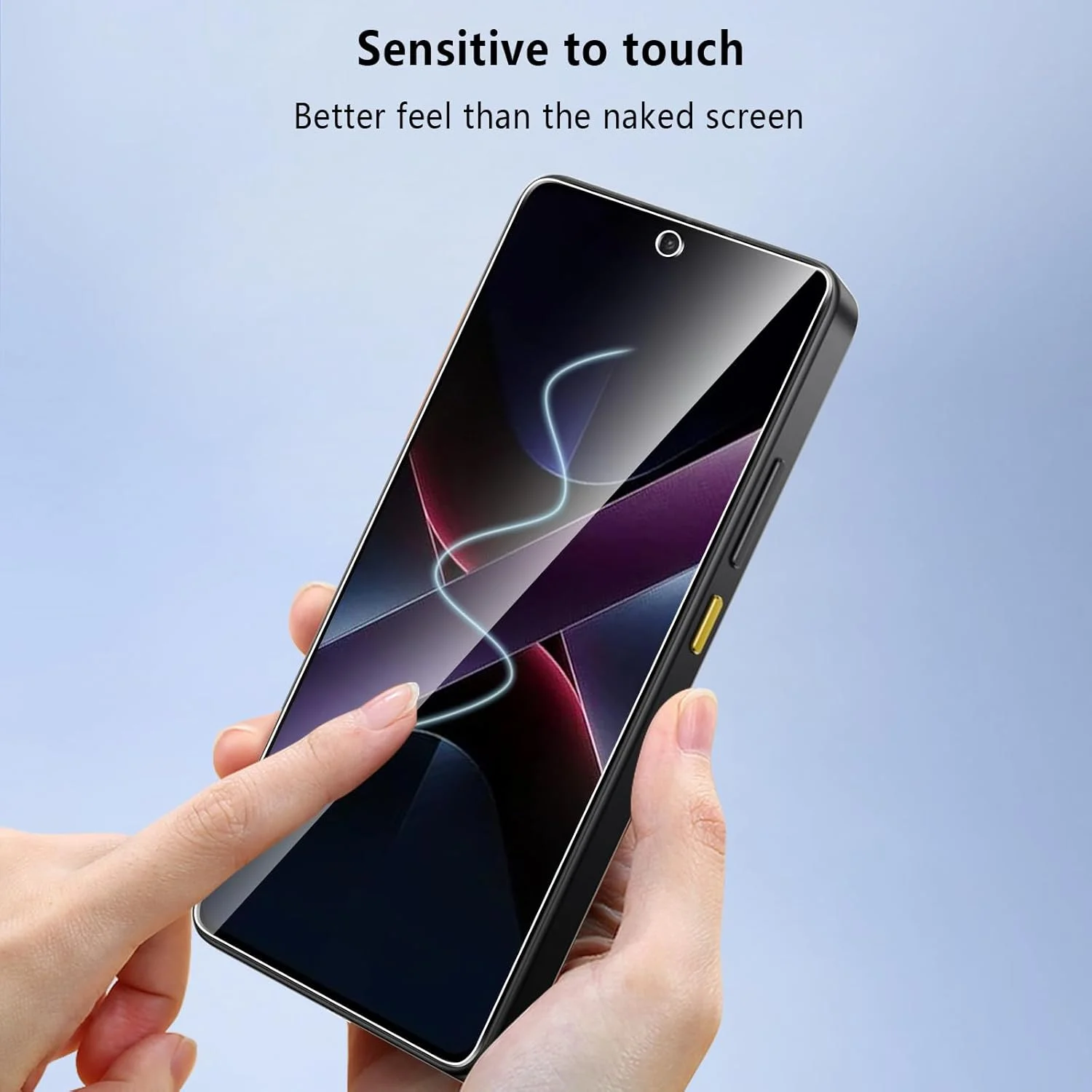 محافظ صفحه نمایش پولاچی برای ردمی نوت 14S 4G/شیائومی پوکو X7 پرو [بسته 3 عددی] فیلم شیشه ای حرارت دیده برای ردمی نوت 14S، سختی 9H، ضد اثر انگشت، بدون حباب