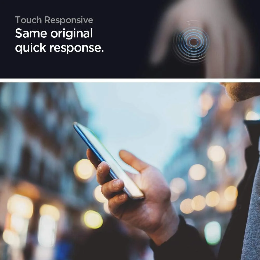 محافظ صفحه نمایش شیشه ای تمپرد فول کاور اسپیگن GLAStR Slim برای گوشی های شیائومی Mi 10T و Mi 10T Pro