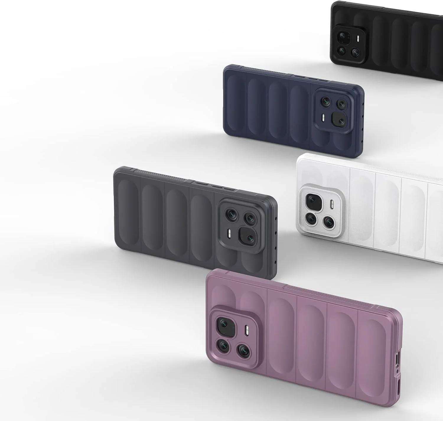 کاور محافظ GMUJIAO سازگار با گوشی Xiaomi 13، ضد لغزش، ضد ضربه، ضد خش، همراه با 2 محافظ صفحه نمایش شیشه ای حرارت دیده - سفید کاور محافظ GMUJIAO سازگار با گوشی Xiaomi 13، ضد لغزش، ضد ضربه، ضد خش، همراه با 2 محافظ صفحه نمایش شیشه ای حرارت دیده - سفید