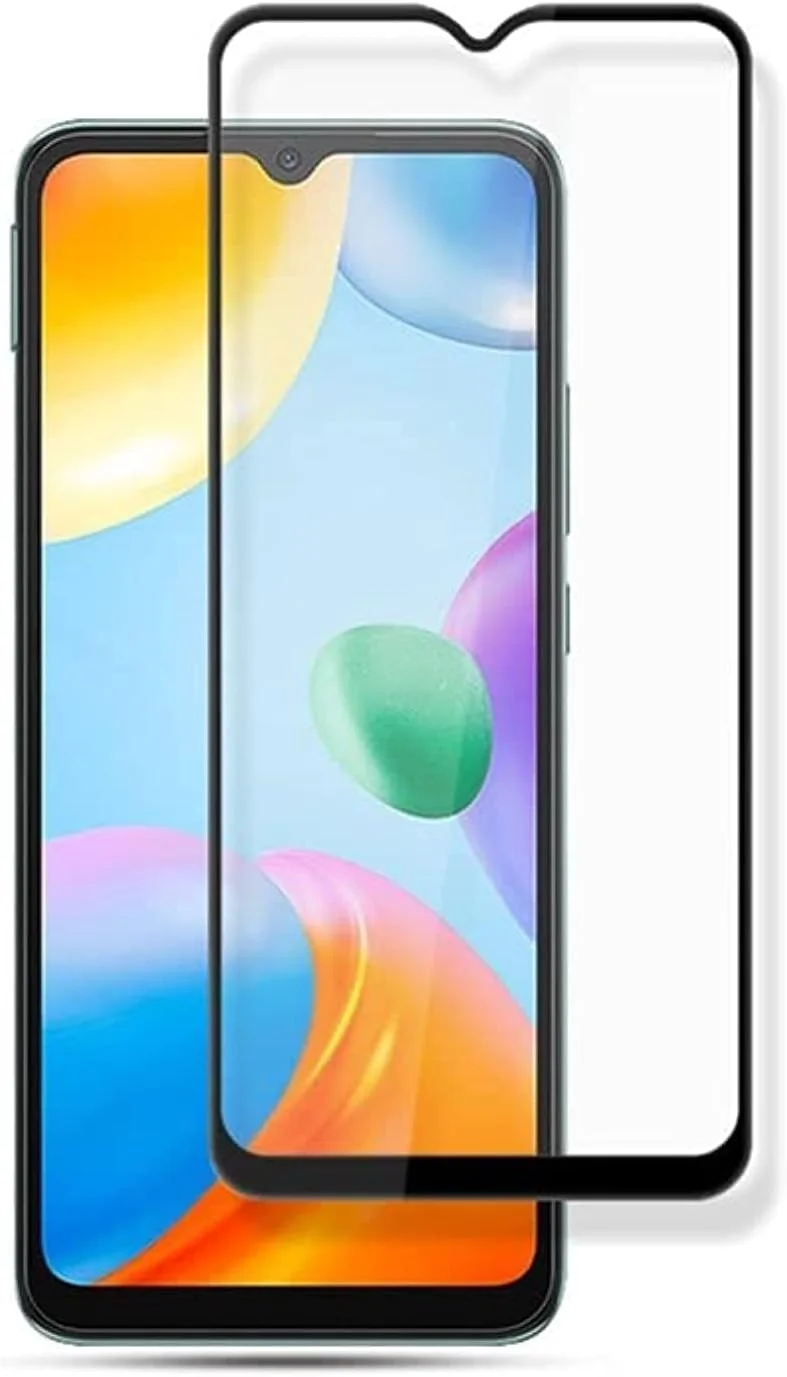 محافظ صفحه نمایش شیشه ای تمپرد فول چسب لبه به لبه EMODIL برای شیائومی Redmi 10C / Redmi 10 Power / Poco C40 / Xiaomi Redmi 10 (India)