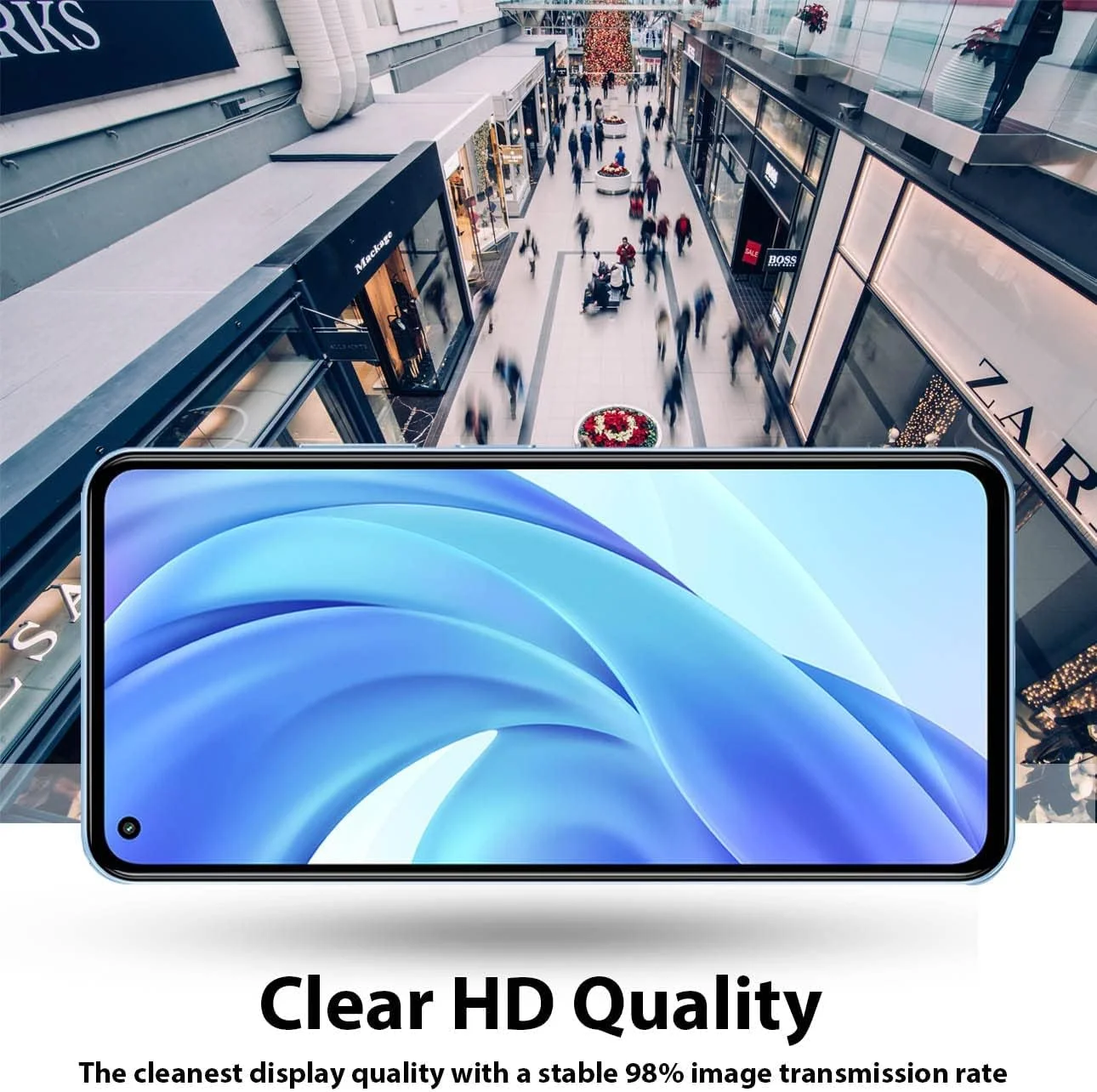 محافظ صفحه نمایش Al-HuTrusHi سازگار با Xiaomi Mi 11 Lite/Mi 11 Lite 5G / Xiaomi 11 Lite 5G NE، [نصب آسان] [بدون حباب] [سازگار با قاب] [ضد اثر انگشت]