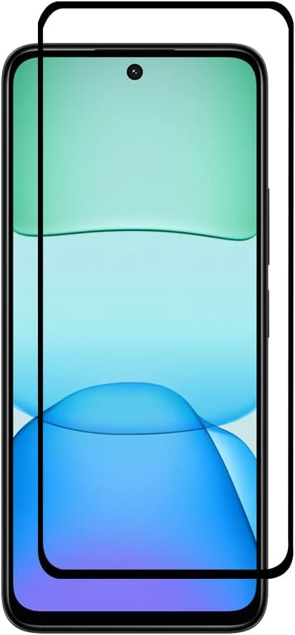 محافظ صفحه نمایش Al-HuTrusHi سازگار با شیائومی Redmi 13 / Redmi 13x / Redmi Note 13R، شیشه حرارت دیده [ضد تابش نور] [پوشش کامل HD] [نصب آسان] [حساس به لمس]