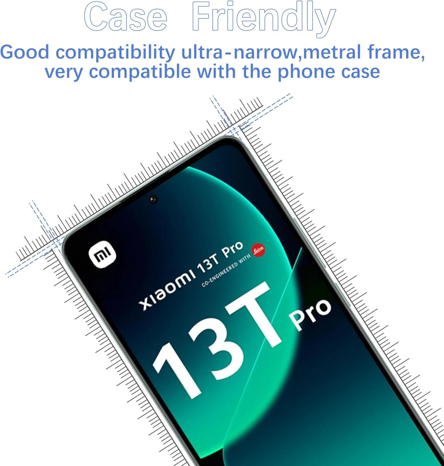 محافظ صفحه نمایش حریم خصوصی نیکسینیو مناسب برای شیائومی 13T/13T Pro، شیشه محافظ ضد جاسوسی، فیلم حریم خصوصی، [ضد جاسوسی] [سختی 9H] [بدون حباب] [مقاوم در برابر خراش]