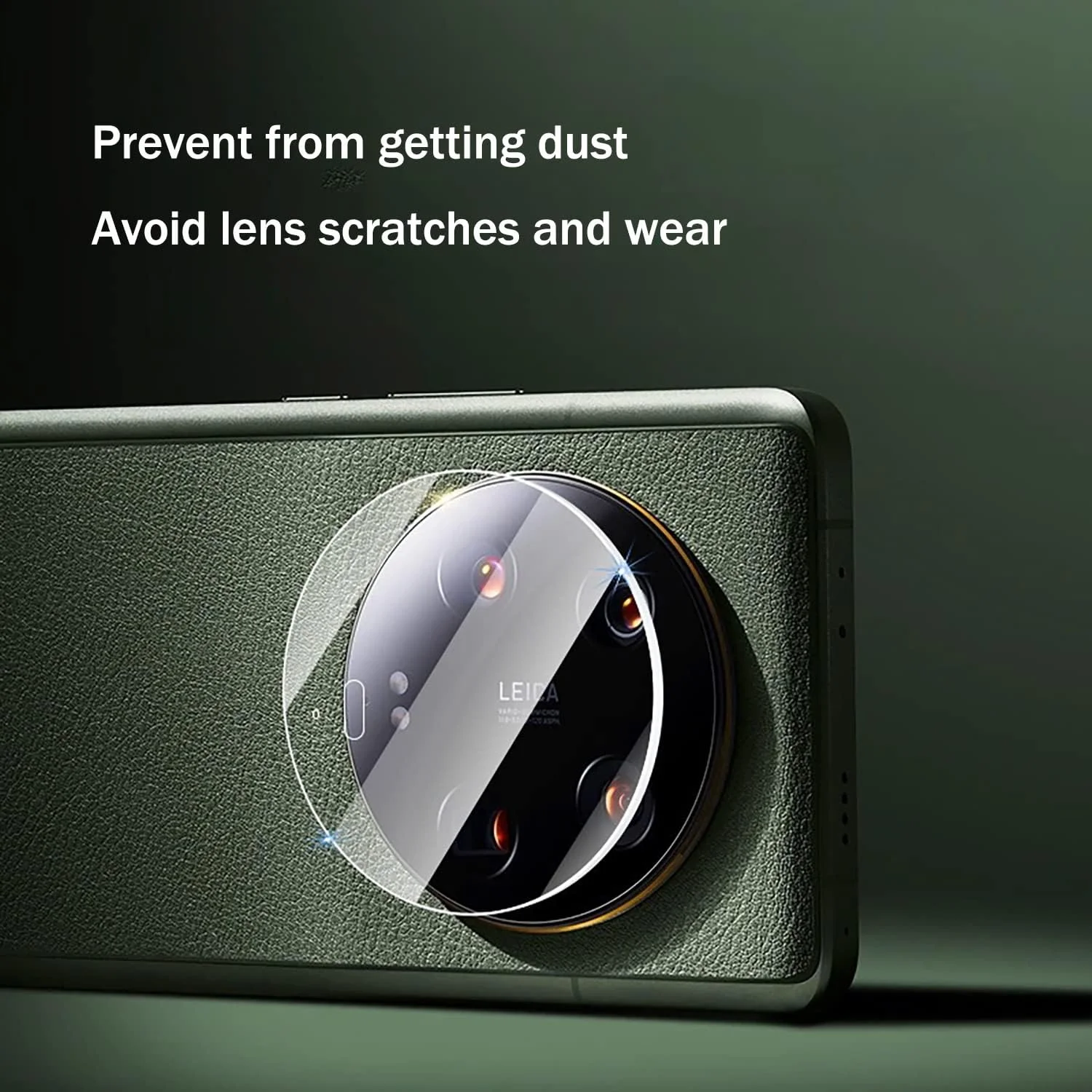 محافظ لنز دوربین پشتی OIATROE برای شیائومی 13 اولترا، [بسته 3 عددی] محافظ صفحه شیشه ای حرارت دیده فوق نازک 2.5D HD لنز دوربین - شفاف