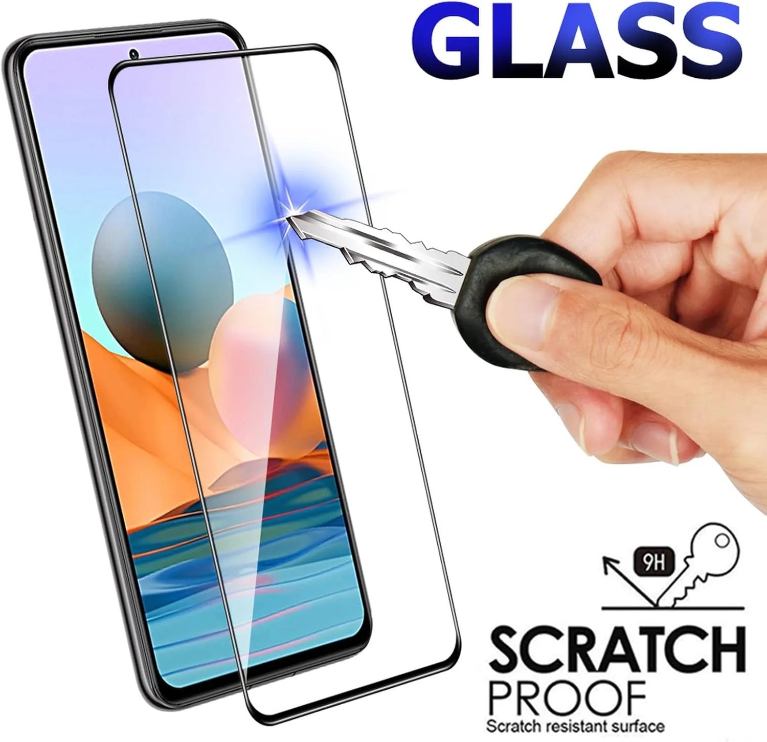 محافظ صفحه نمایش شیشه ای 9D برای گوشی های شیائومی ردمی نوت 10 9 11 پرو مکس، محافظ صفحه نمایش تمپرد برای ردمی نوت 7 8 پرو 9S 10s 10 | محافظ صفحه نمایش گوشی | - AliExpress