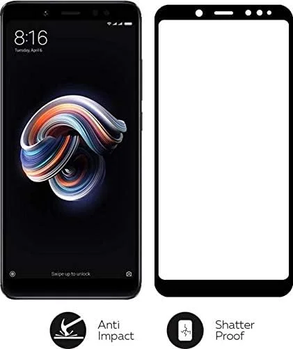 محافظ صفحه نمایش شیشه ای حرارت دیده LUOYA برای گوشی شیائومی Redmi Note 5 Pro، پوشش کامل لبه های سه بعدی، مشکی، 5.99 اینچ محافظ صفحه نمایش شیشه ای حرارت دیده LUOYA برای گوشی شیائومی Redmi Note 5 Pro، پوشش کامل لبه های سه بعدی، مشکی، 5.99 اینچ