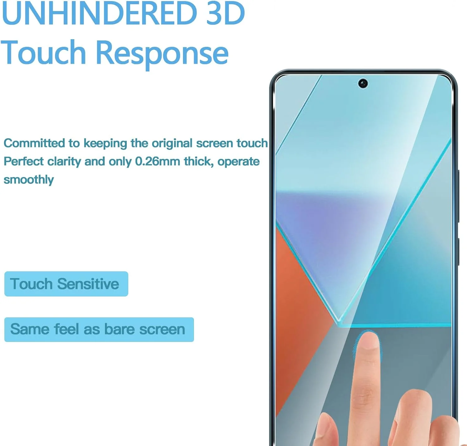 Anoowkoa [2+2 Pack for Xiaomi Redmi Note 13 Pro 5G Screen Protectors and Camera Lens Protectors Guard Tempered Glass Film, Anti Fingerprints Protective Film Anoowkoa [2+2 Pack for Xiaomi Redmi Note 13 Pro 5G Screen Protectors and Camera Lens Protectors Guard Tempered Glass Film, Anti Fingerprints Protective Film