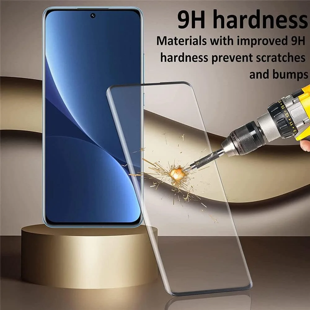 O Ozone [2 Pack] Tempared Glass Screen Protector, 9H Tempered Glass Film Case-Friendly, HD Clear Full Coverage (Xiaomi 12 Pro)