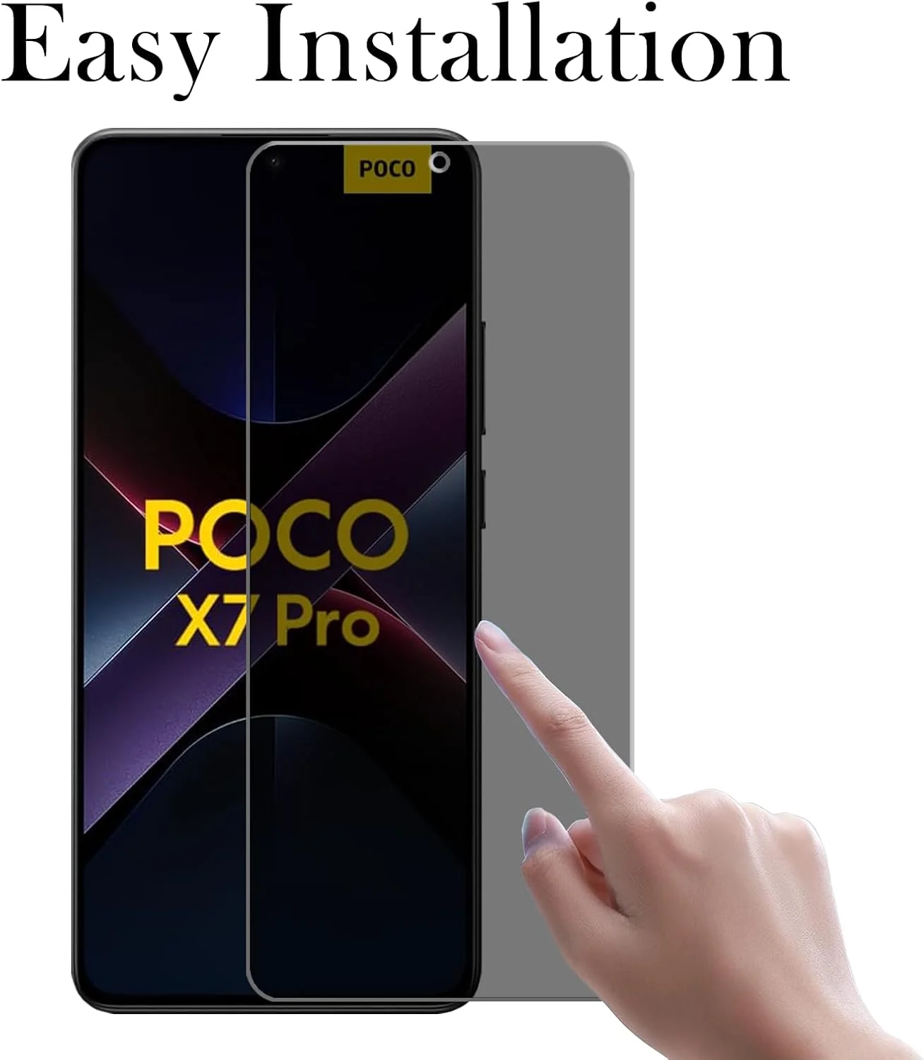 محافظ صفحه نمایش حریم خصوصی شیائومی POCO X7 Pro، بسته 2 عددی، فیلم شیشه ای حرارت دیده ضد جاسوسی، محافظ صفحه نمایش ضد خش برای شیائومی POCO X7 Pro 6.67 اینچ (حریم خصوصی) محافظ صفحه نمایش حریم خصوصی شیائومی POCO X7 Pro، بسته 2 عددی، فیلم شیشه ای حرارت دیده ضد جاسوسی، محافظ صفحه نمایش ضد خش برای شیائومی POCO X7 Pro 6.67 اینچ (حریم خصوصی)