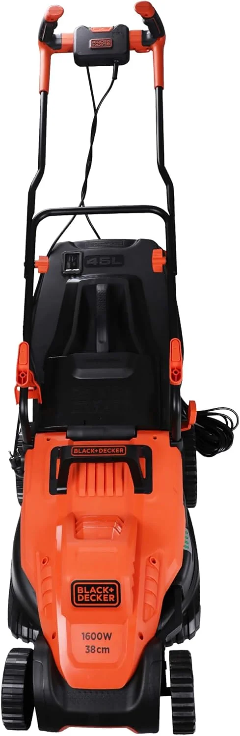 علف زن برقی بلک اند دکر 1600 وات 38 سانتی متری با دسته دوچرخه ای، Bemw471Bh-GB علف زن برقی بلک اند دکر 1600 وات 38 سانتی متری با دسته دوچرخه ای، Bemw471Bh-GB