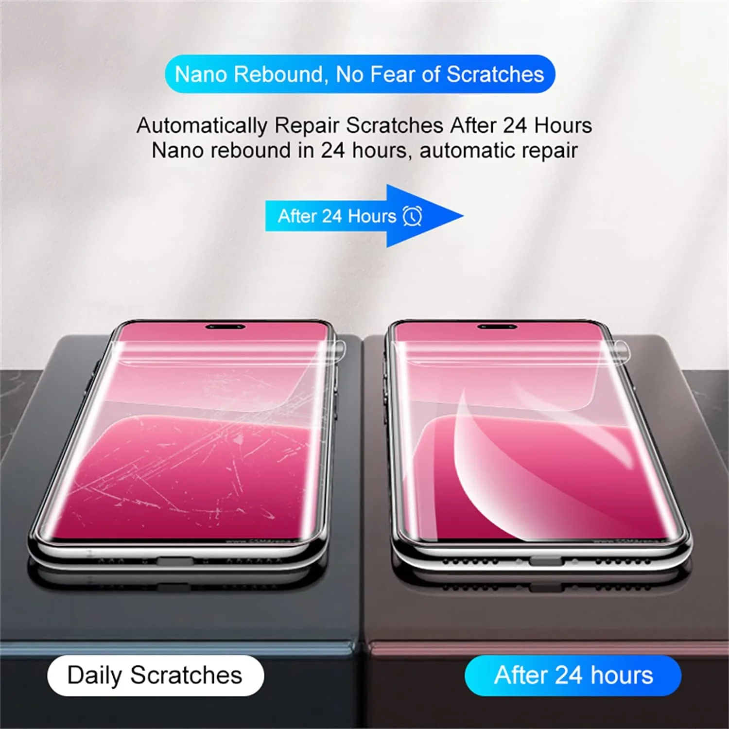 TMahhbid [2 Pcs] Hydrogel Screen Protector Films for Xiaomi 15 Ultra/Xiaomi 15 Pro, [HD] Transparent Soft TPU Protective Film [No Tempered Glass]