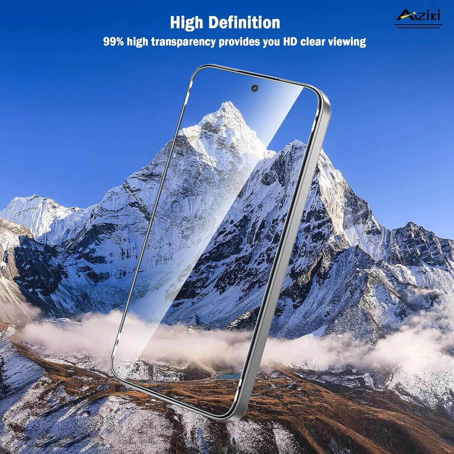 آیزیکی [2 عدد محافظ صفحه نمایش شیشه ای تمپر شده برای شیائومی ردمی نوت 15 پرو 5G، شفاف HD، ضد خش، ضد اثر انگشت، پوشش کامل صفحه نمایش با سختی 9H برای شیائومی ردمی نوت 15 پرو 5G]