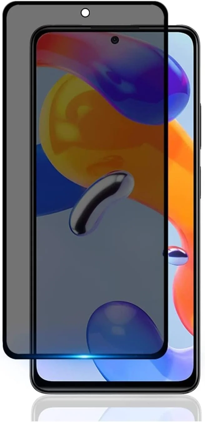 for Xiaomi Redmi Note 11 4G Glass Screen Protector, 9H Hardness [Anti Scratch] [Anti-Fingerprint] Bubble Free Glass Screen Protector for (Xiaomi Redmi Note 11 4G, Privacy)