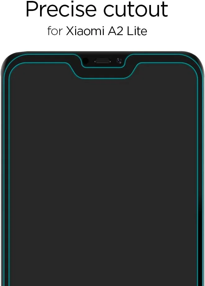 محافظ صفحه نمایش شیشه ای خمیده اسپیگن GLAStR Slim مناسب برای گوشی شیائومی Mi A2 Lite - پوشش کامل محافظ صفحه نمایش شیشه ای خمیده اسپیگن GLAStR Slim مناسب برای گوشی شیائومی Mi A2 Lite - پوشش کامل