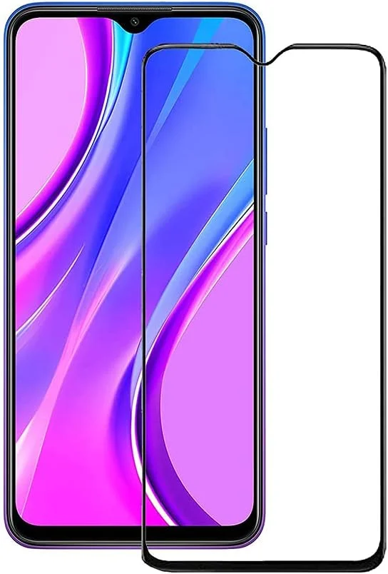 محافظ صفحه نمایش شیشه ای حرارت دیده برای گوشی شیائومی Redmi 9T - مشکی