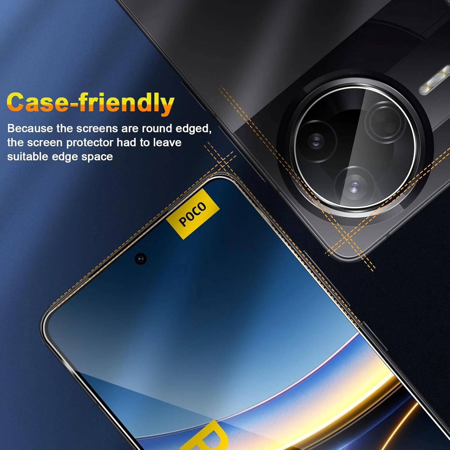 محافظ صفحه نمایش شیشه ای QULLOO برای گوشی شیائومی Poco F7 Pro / F7 Ultra 5G، شامل 3 عدد محافظ صفحه نمایش و 3 عدد محافظ لنز دوربین عقب، محافظ صفحه نمایش با وضوح HD و ضد خش محافظ صفحه نمایش شیشه ای QULLOO برای گوشی شیائومی Poco F7 Pro / F7 Ultra 5G، شامل 3 عدد محافظ صفحه نمایش و 3 عدد محافظ لنز دوربین عقب، محافظ صفحه نمایش با وضوح HD و ضد خش