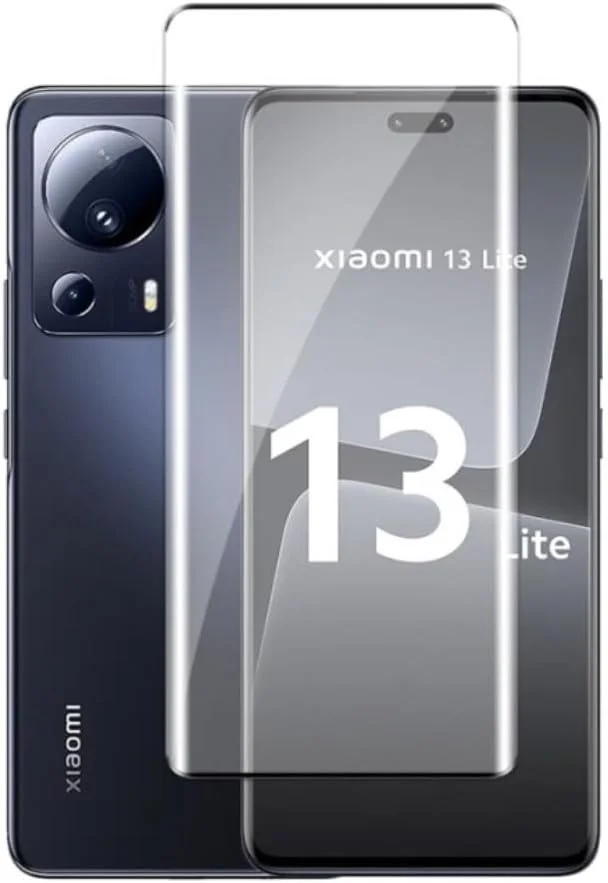 محافظ صفحه نمایش Muzz Mi 13 Lite سازگار با شیشه حرارت دیده Xiaomi 13 Lite [پوشش کامل HD] [نصب آسان] [پوشش کامل]