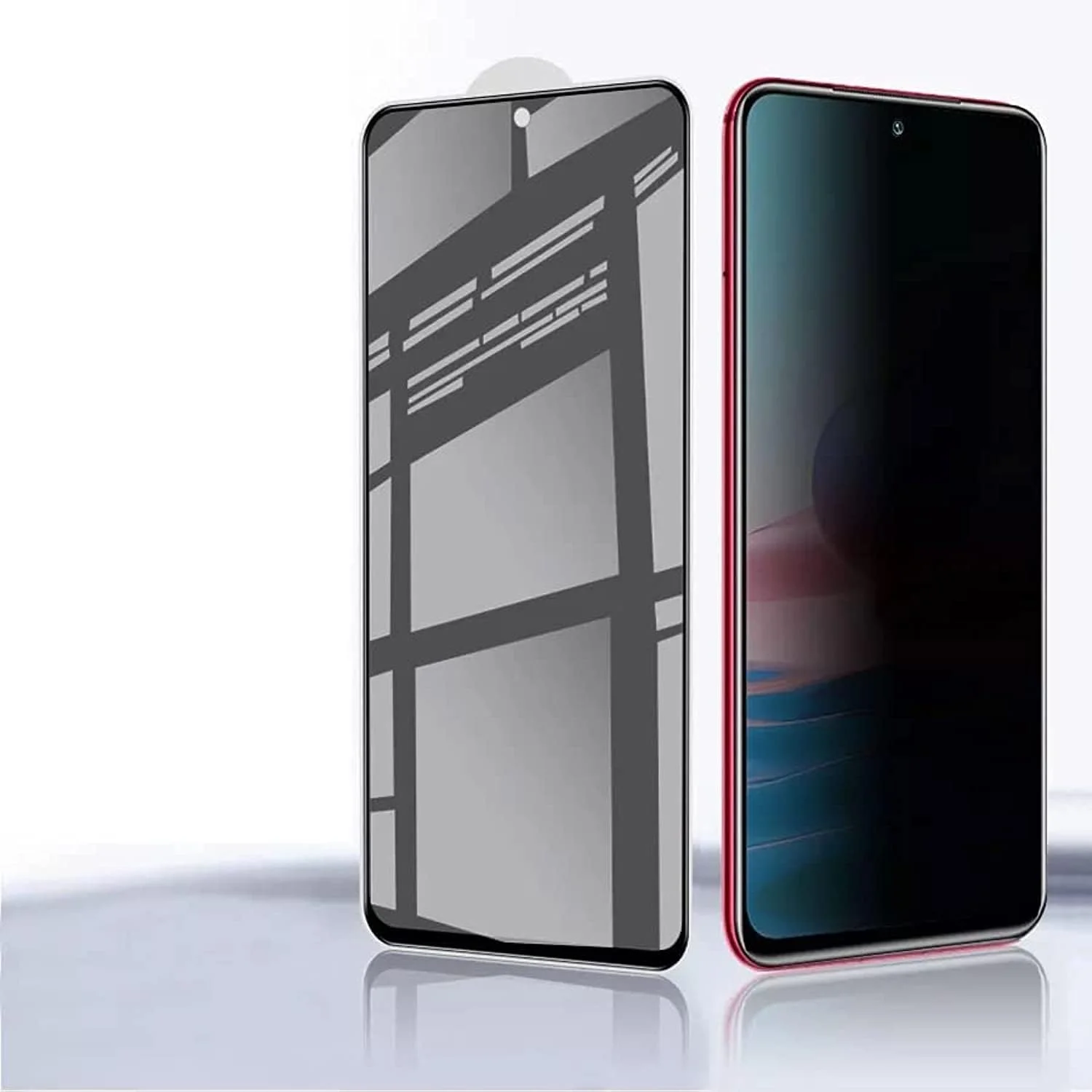 محافظ صفحه نمایش شیائومی 12T / شیائومی 12T Pro، [لمس 5D] شیشه حرارت دیده 9H ضد جاسوسی، پوشش کامل لبه به لبه ضد اثر انگشت برای شیائومی Mi12T / شیائومی Mi 12T Pro