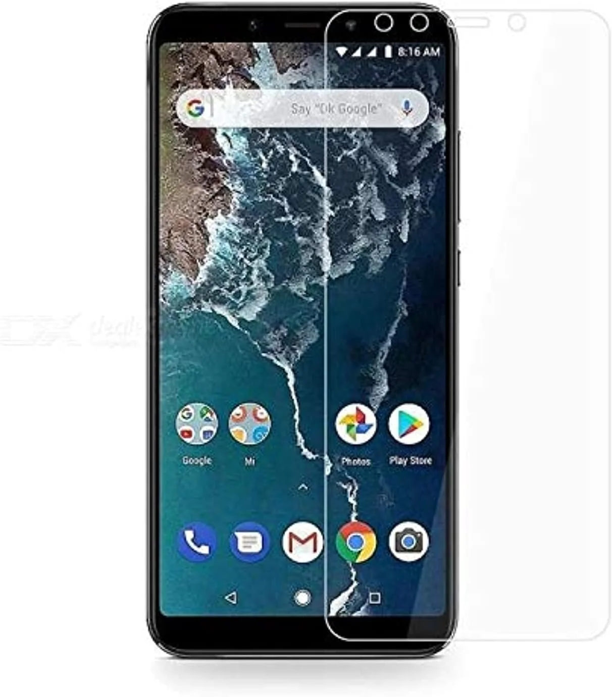 محافظ صفحه نمایش شیشه ای حرارت دیده برای شیائومی Mi A2 یا 6X