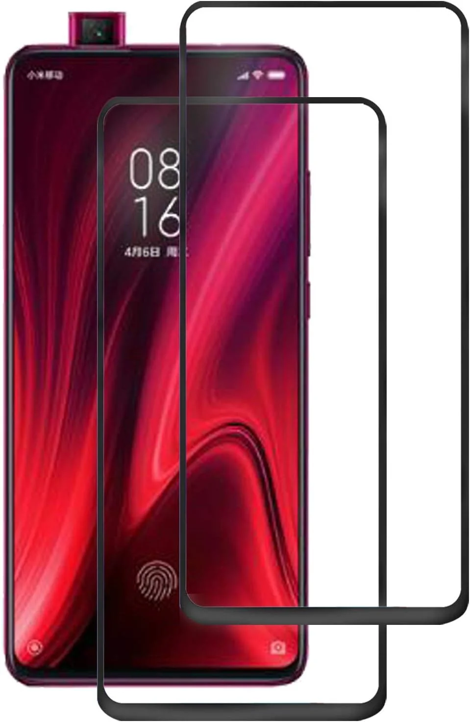محافظ صفحه نمایش شیشه ای تمپرد [بسته 2 عددی] MYLB Injoy مناسب برای گوشی های شیائومی Redmi K20 Pro / K20 / Xiaomi Mi 9T / Xiaomi Mi 9T Pro [شیشه با سختی 9H] - مشکی