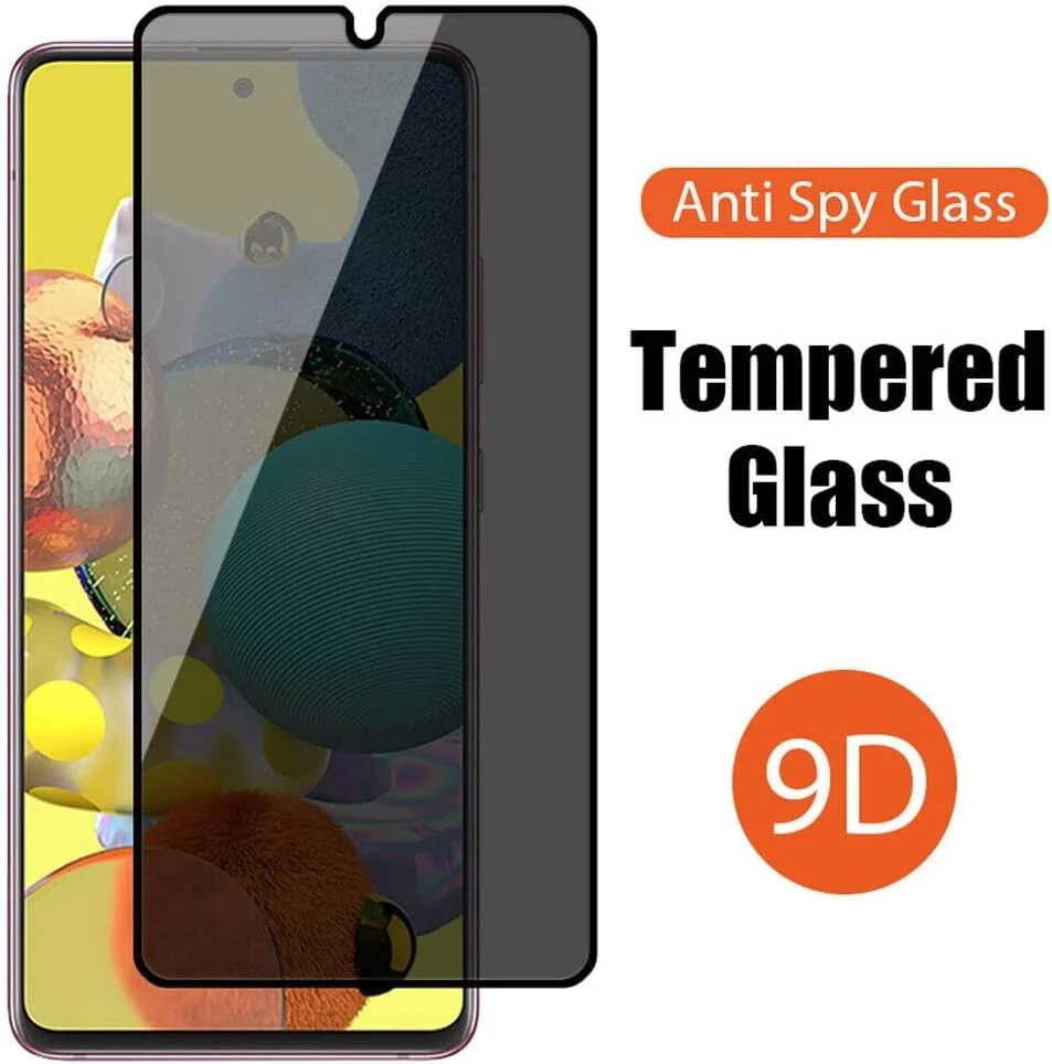 محافظ صفحه نمایش حریم خصوصی شیشه ای برای شیائومی پوکو X3 پرو، سختی 9H [ضد خش] [ضد اثر انگشت] فیلم بدون حباب برای پوکو X3 پرو مشکی