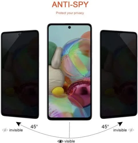 محافظ صفحه نمایش حریم خصوصی شیشه ای برای شیائومی پوکو X3 پرو، سختی 9H [ضد خش] [ضد اثر انگشت] فیلم بدون حباب برای پوکو X3 پرو مشکی