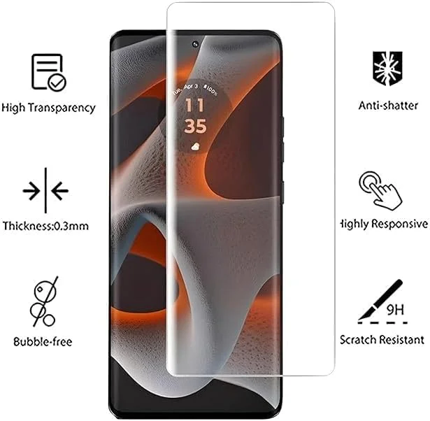 محافظ صفحه نمایش شیشه ای شیائومی Redmi Note 14 Pro Plus، لبه منحنی سه بعدی، ضد خش با وضوح بالا، سختی 9H، بدون حباب، سازگار با قاب گوشی، محافظ صفحه نمایش برای Redmi Note 14 Pro+ 2024 (شفاف) محافظ صفحه نمایش شیشه ای شیائومی Redmi Note 14 Pro Plus، لبه منحنی سه بعدی، ضد خش با وضوح بالا، سختی 9H، بدون حباب، سازگار با قاب گوشی، محافظ صفحه نمایش برای Redmi Note 14 Pro+ 2024 (شفاف)