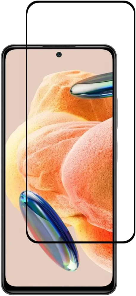 محافظ صفحه نمایش الحتروشی سازگار با گوشی های شیائومی Redmi Note 12 / Redmi Note 12 Pro / Redmi Note 12 Pro+ 5G، شیشه حرارت دیده [پوشش کامل HD] [نصب آسان]