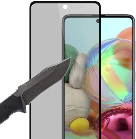 محافظ صفحه نمایش حریم خصوصی شیشه ای برای شیائومی پوکو X3 پرو، سختی 9H [ضد خش] [ضد اثر انگشت] فیلم بدون حباب برای پوکو X3 پرو مشکی