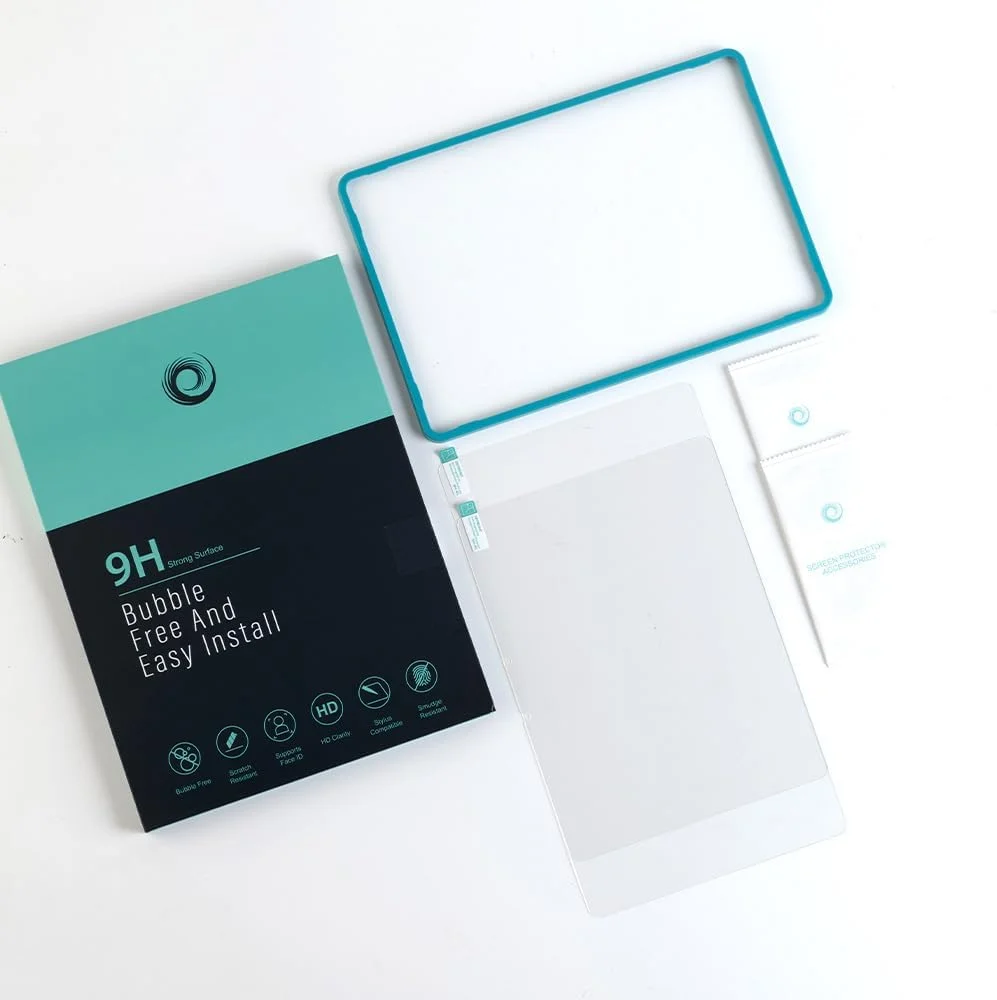 محافظ صفحه نمایش Ibywind برای شیائومی Redmi Pad SE 11 اینچی (نه برای شیائومی Redmi Pad)، با 2 عدد شیشه حرارت دیده، [حسگر اثر انگشت، نصب آسان، ضد ضربه، محافظت در برابر ضربه، پوشش کامل صفحه نمایش]