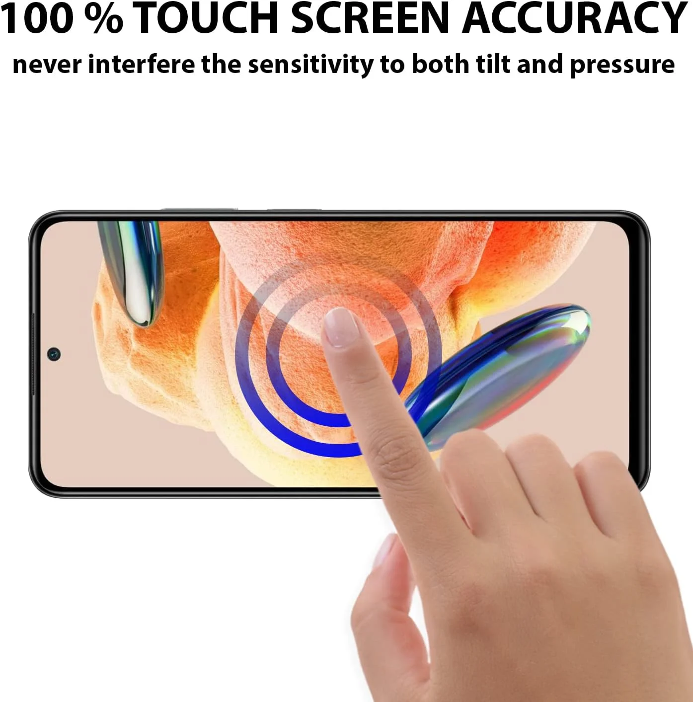 محافظ صفحه نمایش الحتروشی سازگار با گوشی های شیائومی Redmi Note 12 / Redmi Note 12 Pro / Redmi Note 12 Pro+ 5G، شیشه حرارت دیده [پوشش کامل HD] [نصب آسان]