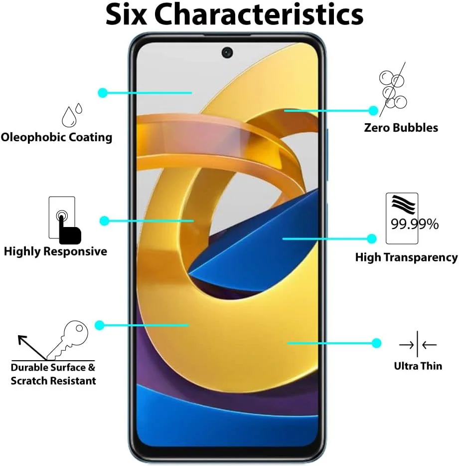 محافظ صفحه نمایش الحتروشی سازگار با گوشی شیائومی پوکو M4 پرو 5G / شیائومی پوکو X3 GT / شیائومی ردمی نوت 11T 5G / شیائومی ردمی نوت 11S 5G شیشه حرارت دیده [نصب آسان]