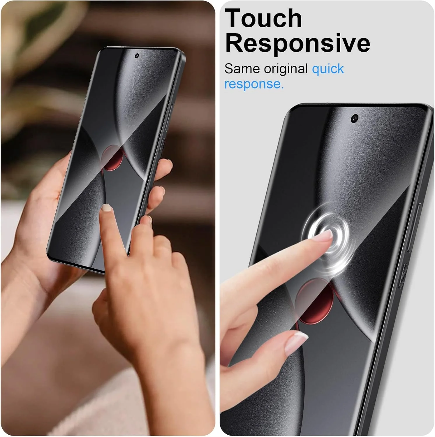 محافظ صفحه نمایش شیشه ای حرارت دیده Xunzii برای شیائومی 15 Ultra/15 Pro 5G، محافظ صفحه نمایش سه بعدی با سختی 9H، ضد خش، شفاف HD 0.33 میلی متری [2 عدد]