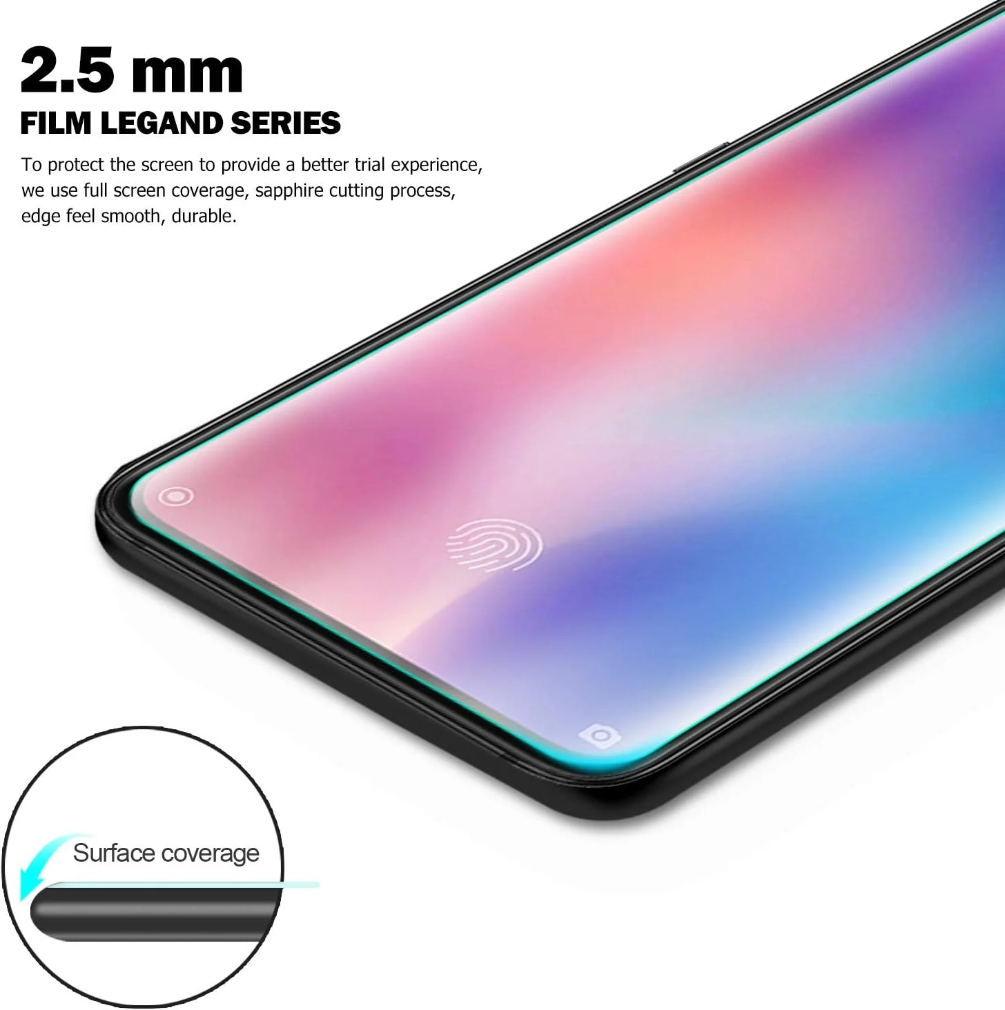 محافظ صفحه نمایش شیشه ای KuGi برای شیائومی Mi A3/ CC9، فیلم شیشه ای حرارت دیده 9H HD برای گوشی هوشمند شیائومی Mi A3 محافظ صفحه نمایش شیشه ای KuGi برای شیائومی Mi A3/ CC9، فیلم شیشه ای حرارت دیده 9H HD برای گوشی هوشمند شیائومی Mi A3