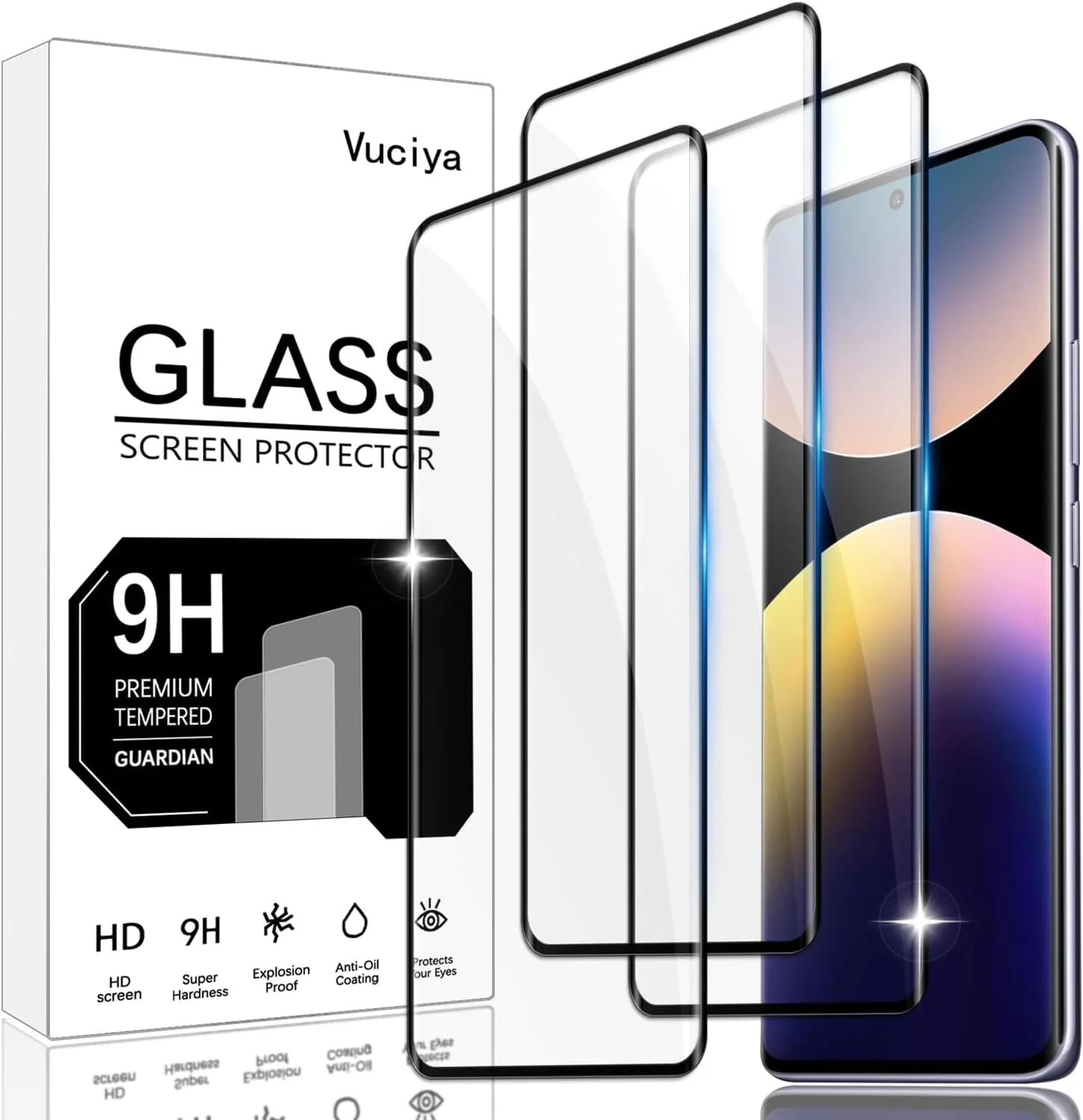 محافظ صفحه نمایش حریم خصوصی برای شیائومی 15 Ultra 5G و 15 Pro 5G - بسته 2 عددی فیلتر ضد جاسوسی، مقاوم در برابر خراش، فیلم TPU ضد اثر انگشت، بدون حباب، محافظ حریم خصوصی HD شفاف، نصب آسان، ضد لک