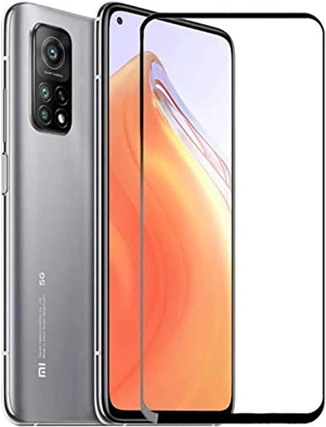 محافظ صفحه نمایش گوشی شیائومی Mi 10T 5G / Mi 10T Pro 5G از الحتروشی. [پوشش کامل] [سختی 9H] محافظ صفحه شیشه ای حرارت دیده شفاف HD مقاوم در برابر خراش، (مشکی)