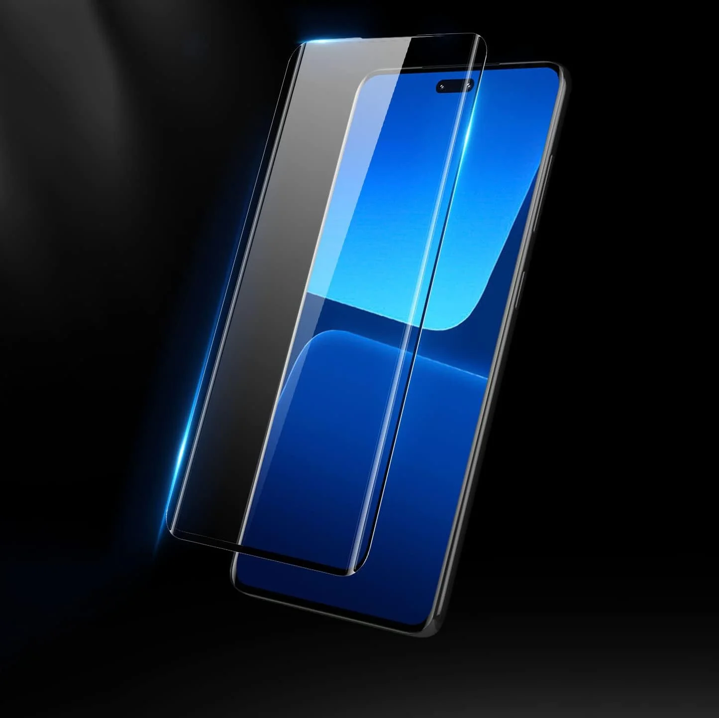 محافظ صفحه نمایش شیشه ای EMODIL Xiaomi 13 Lite با چسب کامل و پوشش لبه به لبه برای Xiaomi 13 Lite ®