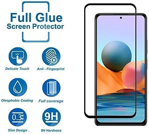 محافظ صفحه نمایش شیشه ای ایمودیل برای شیائومی Redmi Note 10 / Note 10s، شیشه حرارت دیده با چسب کامل و پوشش لبه به لبه برای شیائومی Redmi Note 10 / Note 10s ® محافظ صفحه نمایش شیشه ای ایمودیل برای شیائومی Redmi Note 10 / Note 10s، شیشه حرارت دیده با چسب کامل و پوشش لبه به لبه برای شیائومی Redmi Note 10 / Note 10s ®